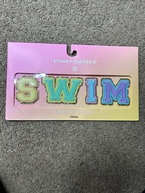 New Stoney Clover Lane x Target SWIM Sticker Patches Set Sparkle Fuzzy